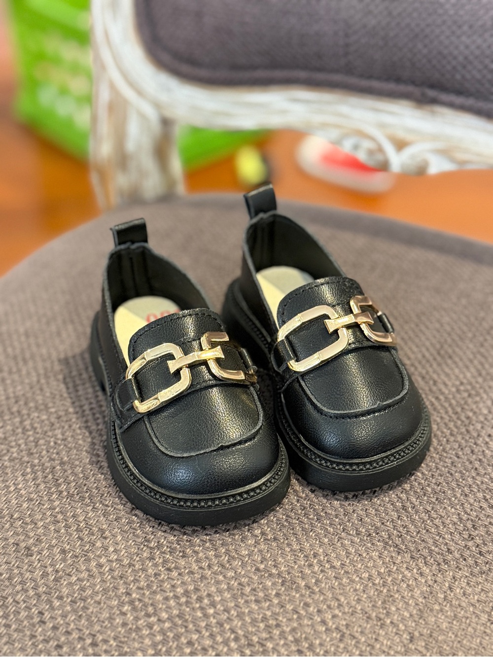 Girls' Lightweight Flat Loafers, Princess British Style